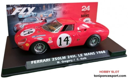 Ferrari 250LM 24H. Le Mans 1986 M. Gregory / C. Kolb