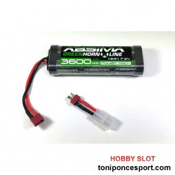 Batería NiMH Stick Pack 7,2V 3600 (T-Plug + Adaptador Tamiya)