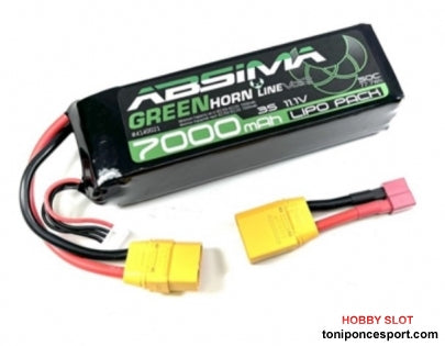 Bateria Greenhorn Vol.2 LiPo 3S 11,1V-50C 7000 SC XT90/T-Plug