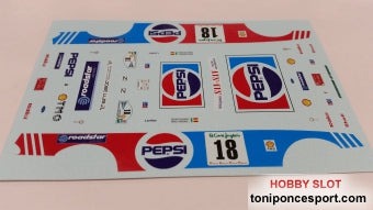 Calca Ford Sierra "Pepsi" Raul Santana Rallye El Corte Inglés 90 1/32