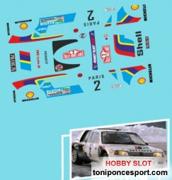 Calca Peugeot 205 T16 Vatanen Montecarlo 1985 1/32