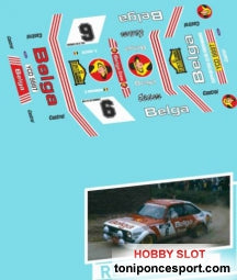 Calca Ford Escort RS Belga 1/32