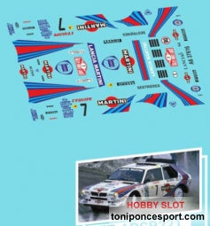 Calca Lancia Delta S4 Martini Montecarlo 1/32