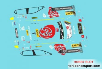Calca Citroen C3 WRC K.Meeke Rally Catalunya 2017 - 1/32