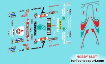 Calca Mitsubishi Lancer EvoIII Petronas 1996 1/32
