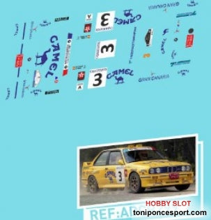 BMW M3 Camel 1991 Jose Mª. Ponce - J. C. Deniz 1/32