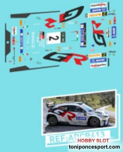Calca Toyota Yaris Basso Rally Piemonte 2024 1/32