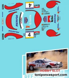 Calca Toyota Celica Sainz Catalunya 1992 1/24