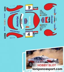 Calca Toyota Celica Rallye Catalunya 1992 Carlos Sainz - Luis Moya 1/32