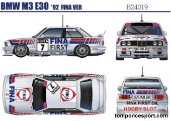 Bmw M3 E30 Rally Group A Fina-Jagermeister - DTM (2 in 1) Kit 1/24