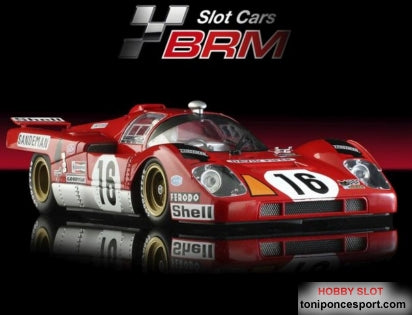 Ferrari 512M Sandeman #16 - Team David Piper Autorace - 24H Le Mans 1971