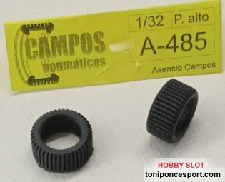 Neumaticos Tallados Palma P. Alto 1/32 (x2)