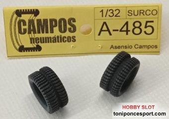Neumaticos Tallados Palma P. Alto Surco Esp. 1/32 (x2)