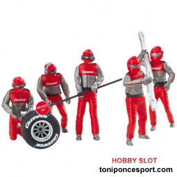 Figuras Mecanicos Circuito Rojo / Gris