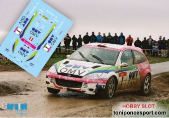 Calca Ford Focus WRC Rallye Burgenland 2002 "M. Stohl - I. Petrasko"