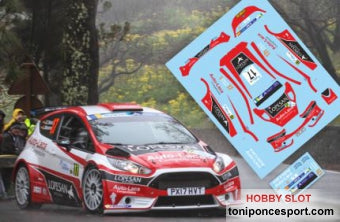 Calca Ford Fiesta R5 Luis Monzón - Jose C. Déniz Rally Islas Canarias 2018 1/32