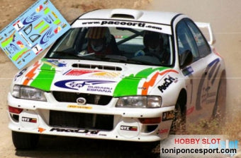 Calca Subaru Impreza WRC Rallye de Chelva 2001 "L. Climent - A. Romani"
