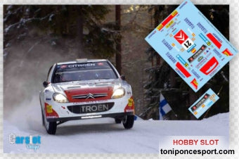 Calca Citroen Xsara WRC Rallye Suecia 2006 "Dani Sordo - Marc Marti"