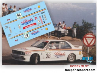 Calca BMW M3 Rallye El Corte Ingles 88 M. Padron - J. Munguia