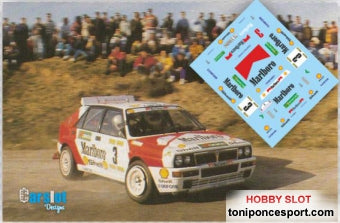 Calca Lancia Delta Integrale Rallye de Madrid 1992 "L. Monzon - G. Leon" 1/32