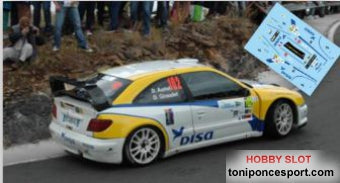 Calca Citroen Xsara WRC Rallye de Canarias 2014 "D. Auriol - D. Giraudet" 1/24