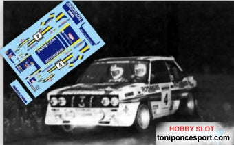 Calca FIAT 131 ROTHMANS P.DE SOUSA & P.GARCIA RALLY DE LLANES 1982 1/32