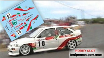 Calca Ford Escort RS Cosworth Rallye La Palma 1.998 "Nicomedes Perez - 1/32