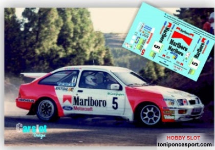 Calca FORD SIERRA RS COSWORTH C.SAINZ & A.BOTO RALLY EL CORTE INGLES 1987 1/32