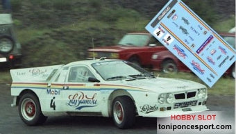 Calca Lancia 037 La Bamba Rallye Isla de Gran Canaria 1987 "M. Rguez. - J. Glez." 1/32