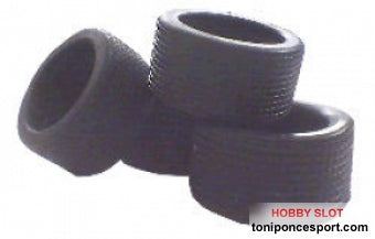 Neumaticos rally 19x9 + 20x11 neopreno 2+2