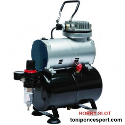 Compresor con Calderín y manómetro D-80