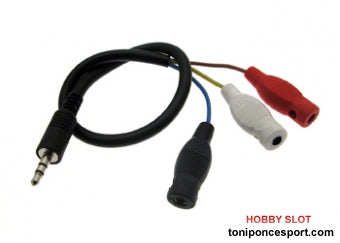 Adaptador mando bananas hembras pista Ninco/Superslot/SCX