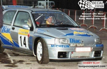 Calca Renault Clio Maxi Rallye Montecarlo 1995 Ragnotti 1/32