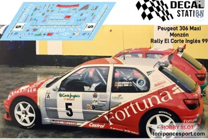 Calca Peugeot 306 Maxi Kit Car Rallye El Corte Ingles 1999 Monzón 1/32