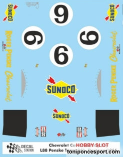Calca Chevrolet Corvette 24 Horas de Daytona 1966 1/32