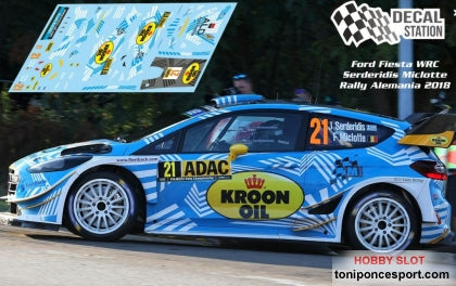 Calca Ford Fiesta WRC Rallye de Alemania 2018 Serderidis 1/32