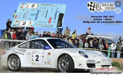 Calca Porsche 997 Rallye Isla de Lanzarote 2015 Lemes - Sosa 1/32