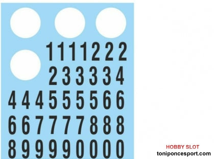 CLCa Dorsales, Circulos y Numeros 1/32