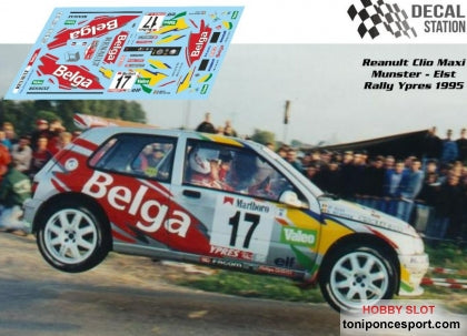 Calca Renault Clio Maxi Rallye Ypres 1995 Munster 1/32