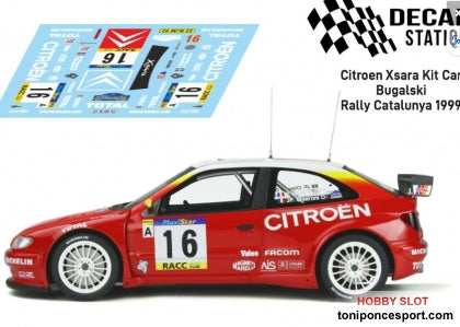 Calca Citroen Xsara Kit Car Rallye Racc 1999 Bugalski 1/32