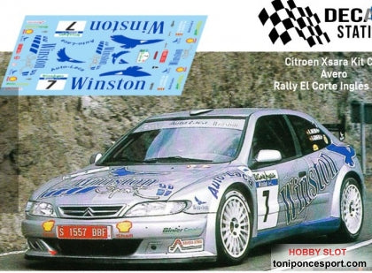 Calca Citroen Xsara Kit Car Rallye El Corte Ingles 2002 R. Avero 1/32
