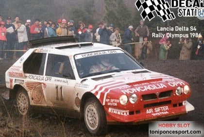 Calca Lancia Delta S4 Rallye Olympus 1986 1/32