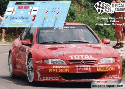 Calca Citroen Xsara Kit Car Rallye Rias Bajas 1999 Puras 1/32