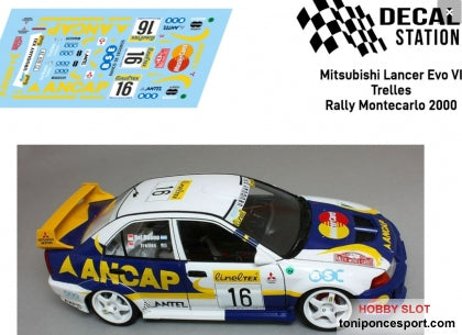 Calca Mitsubishi Evo VI Rallye Montecarlo 2000 Trelles 1/32