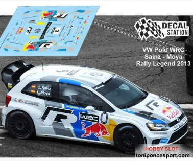 Calca Volkswagen Polo WRC Rallye Legend 2013 Sainz - Moya 1/32