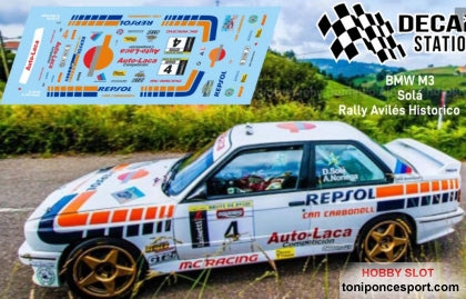 Calca BMW M3 Rallye Avilés Histótico 2019 D. Solá 1/32