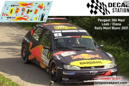 Calca Peugeot 306 Maxi Kit Car Rallye Mont Blanc 2021 Loeb - Elena 1/32