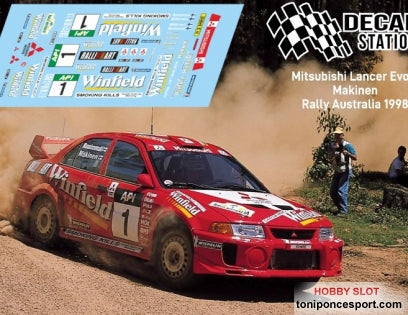 Calca Mitsubishi Evo V Rallye de Australia 1998 Makinen