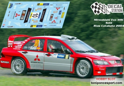 Calca Mitsubishi WRC Rallye Catalyña 2004 Sola 1/32