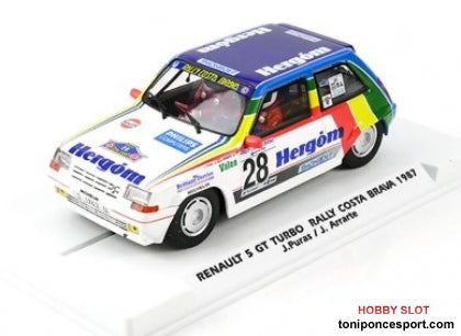 Renault 5 GT Turbo Rally Costa Brava 1987 J. Puras / J. Arrarte ForoSlot 2024